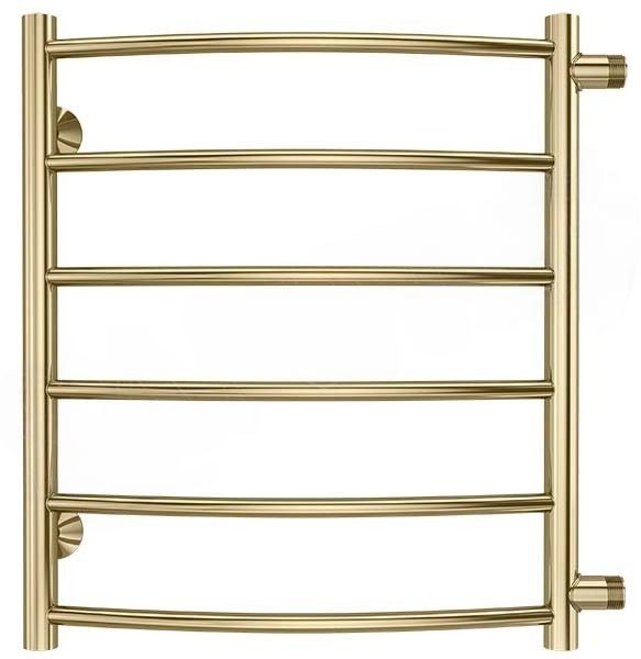 

Полотенцесушитель TERMINUS Классик П6 500x600 (боковое подключение 500, золото матовое)