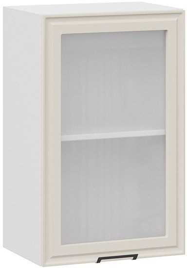 

Шкаф навесной Трия Белладжио 1В45С (белый/софт панакота)