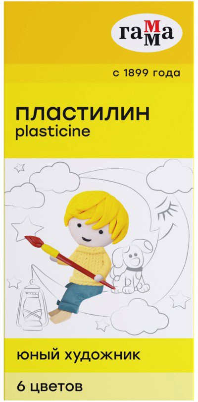 

Пластилин Гамма Юный художник 280042 (6 цв)