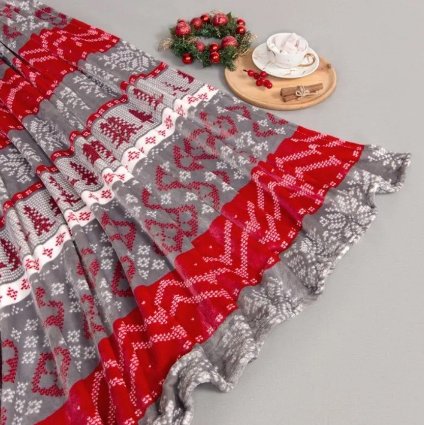 

Плед Love Life Новогодний узор 7990095 (180x200)