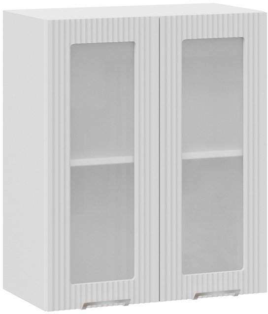 

Шкаф навесной Трия Кимберли 1В6С (белый/сноу)