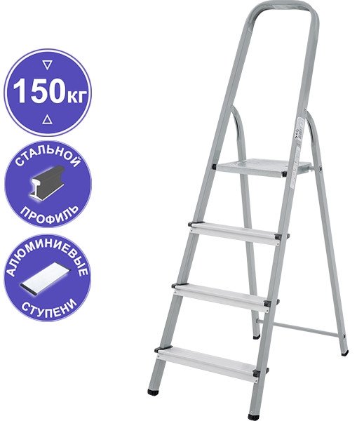Лестница-стремянка Новая высота NV1130 (4 ступени)