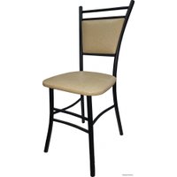 Стул ВВР Мажор (черный/экокожа бежевый крокодил)