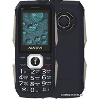 Кнопочный телефон Maxvi T5 (темно-синий)