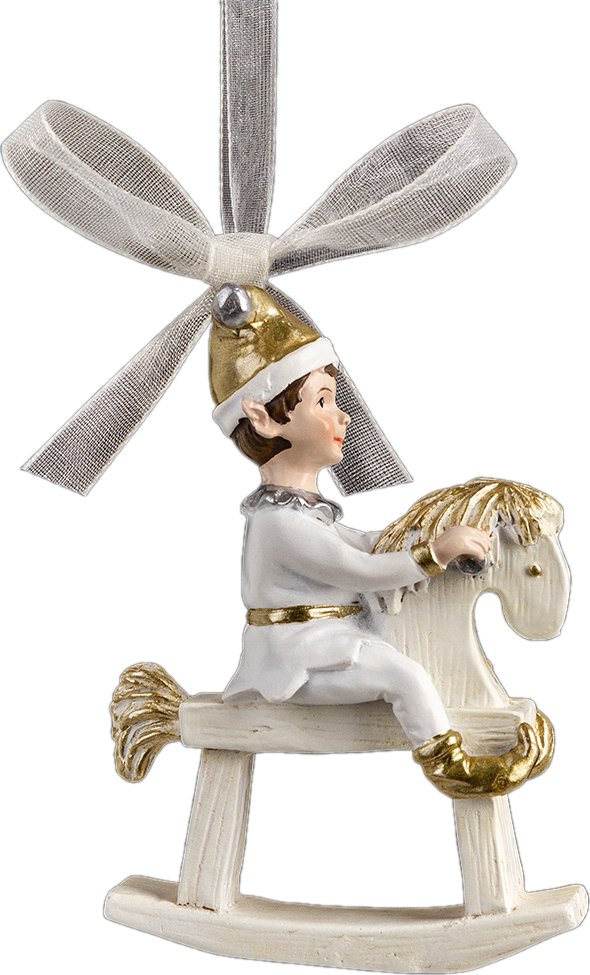 

Елочная игрушка Erich Krause Decor. Эльф на лошадке 62314