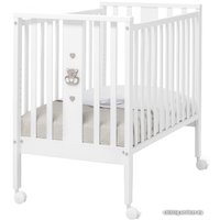 Классическая детская кроватка Erbesi Mini Charly (белый)