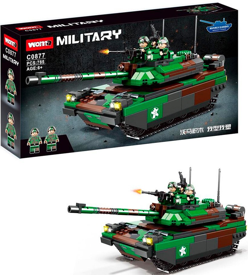 

Конструктор Woma Military C0877 Основной боевой танк Леклерк