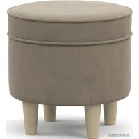 Пуфик Нижегородмебель Лора ТП 327 (ультра беж песочный)