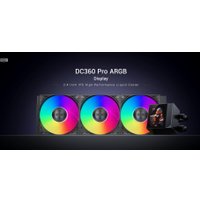 Система жидкостного охлаждения для процессора PCCooler DC360 Pro ARGB Display (черный) в Мозыре
