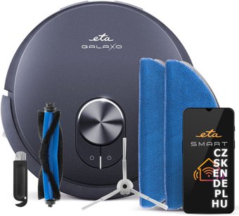 Робот-пылесос ETA Galaxo 4239 90000 (черный/синий)