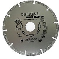 Отрезной диск алмазный  Hilberg Super Master 125