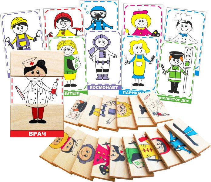 

Развивающая игра Краснокамская игрушка Профессии ЛИ-07