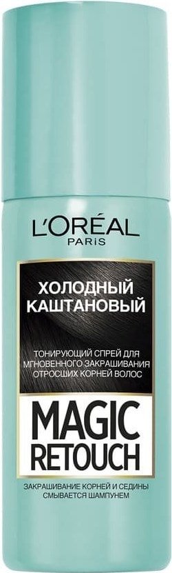 

Оттеночный спрей L'Oreal Magic Retouch холодный каштановый