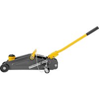 Подкатной домкрат Denzel 51154 2т