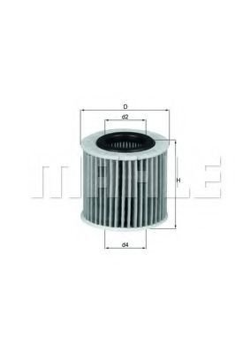 

Масляный фильтр Mahle Knecht OX416D1