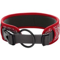 Ошейник Hunter Collar Divo Reflect 68976 (45-55/L красный/серый)