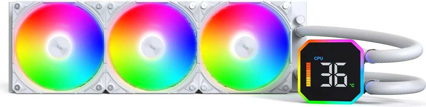 

Система жидкостного охлаждения для процессора Montech HyperFlow Digital 360 (белый)