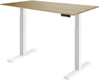 Стол с регулировкой высоты ErgoSmart Electric Desk Compact (дуб натуральный/белый)