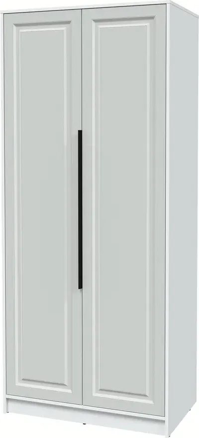 

Шкаф распашной Интерлиния Концепт КТ-Ш2 Деко (белый платинум/грей)