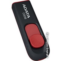 USB Flash ADATA C008 Black+Red 32 Гб (AC008-32G-RKD)