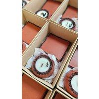 Подарочный набор 4SOUL с гипсовой подставкой (аромат Амбра и табак)