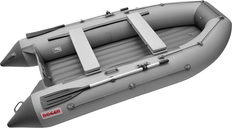 

Моторно-гребная лодка Roger Boat Trofey 3100 (без киля, серый/графит)