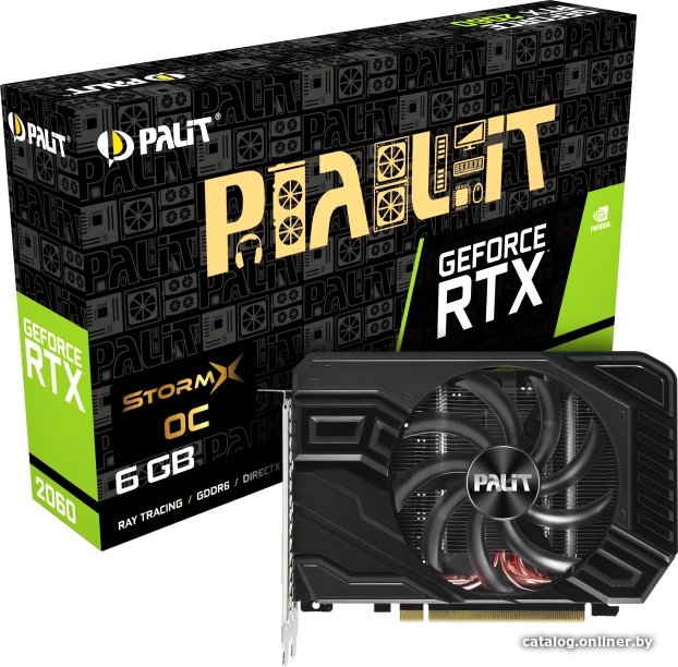 Palit RTX2060 6GB StormX OC 中古 Palit GeForce RTX 2060 StormX OC 6GB GDDR6 NE62060S18J9-161F