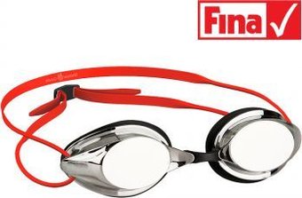 Очки для плавания Mad Wave Streamline Mirror (красный)