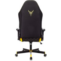 Игровое (геймерское) кресло Бюрократ Knight Neon (черный/желтый экокожа)