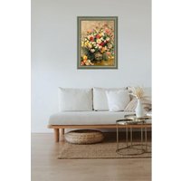 Картина по номерам Белоснежка Ренуар. Ваза с хризантемами 465-AS