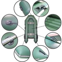 Моторно-гребная лодка Муссон 2800 НД (зеленый)