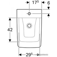 Биде Geberit Xeno 2 500.501.01.1