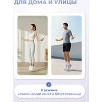 Скакалка Xiaomi Mijia smart rope skipping 2 MJTS02YM (голубой, китайская версия) в Бресте