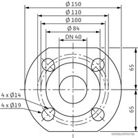 Циркуляционный насос Wilo TOP-SD 40/15 (1~230 V, PN 6/10)