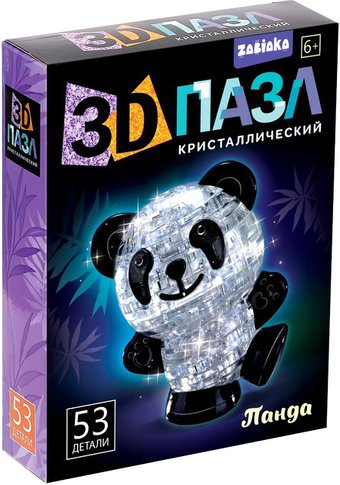 3Д-пазл Zabiaka Панда 121852 (в ассортименте)
