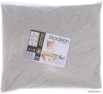 Наполнитель для туалета BioClean Professional суперкомкующийся с ароматом лимона 10 л