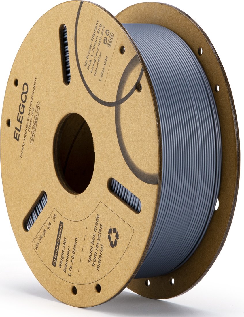 

Пластик Elegoo PLA filament 1кг (серый)