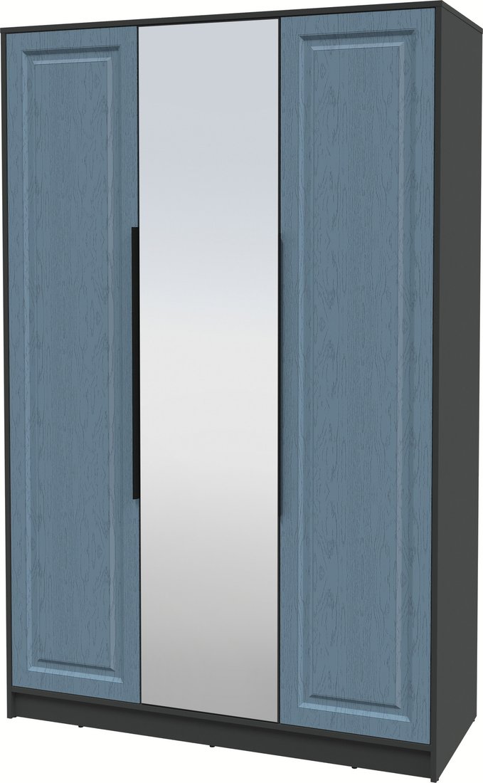 

Шкаф распашной Интерлиния Концепт КТ-Ш3з Деко (антрацит/дуб лазурный)