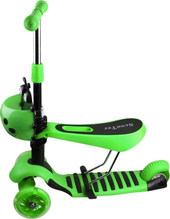 Трехколесный самокат Darvish DV-10015 (зеленый)