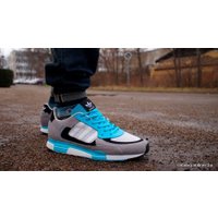 Кроссовки Adidas ZX 850 серый-голубой (D65236)