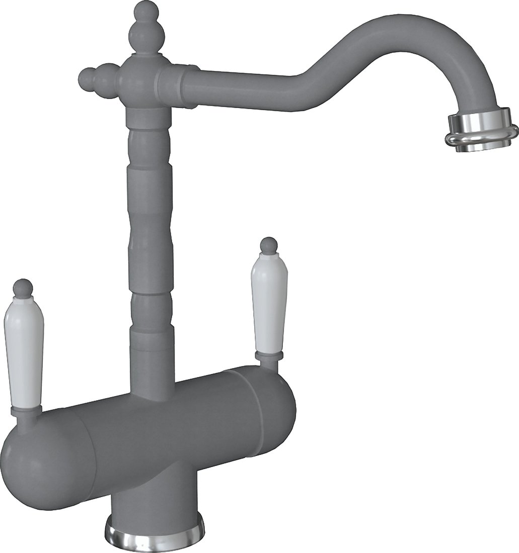 

Смеситель Florentina Ария (шелк серый)