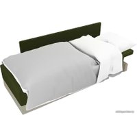 Тахта Лига диванов Никас 105201 (правый, зеленый/бежевый)