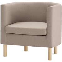 Интерьерное кресло Mio Tesoro Агата 351 (темно-бежевый 1176)