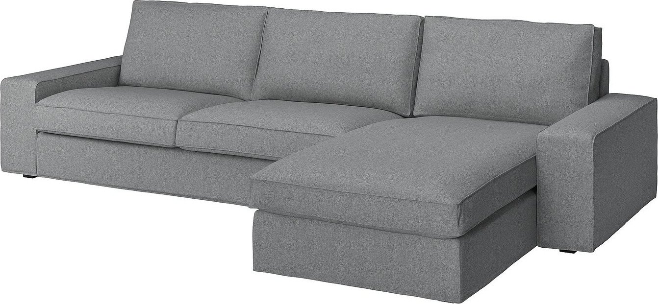 Угловой диван Ikea Kivik Tibbleby бежевый/серый s99440585