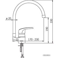 Смеситель Oras Safira 1038F