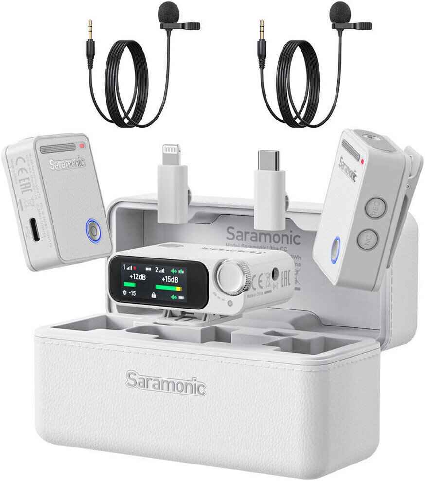 Радиосистема Saramonic Ultra (c 2 петличными микрофонами, белый)