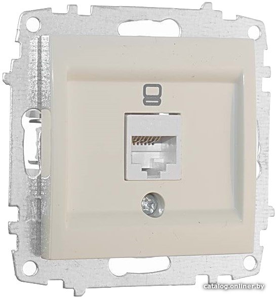 Розетка компьютерная Elbi Zena-Vega 609-010300-247 (кремовый)