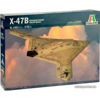 Сборная модель Italeri 1421 Боевой беспилотный летательный аппарат X-47B