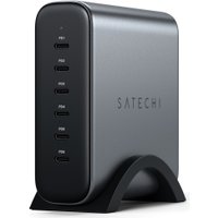 Сетевое зарядное Satechi 200W USB-C 6-Port GaN Charger ST-C200GM-EU