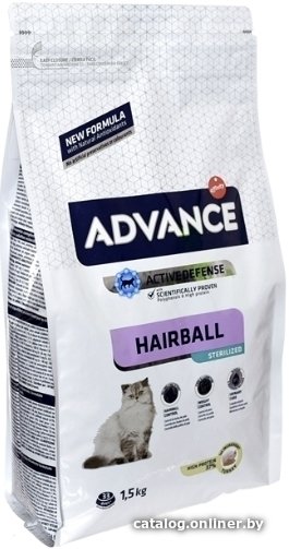 Сухой корм для кошек Advance Sterilized Hairball 3 кг